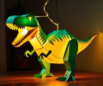 Leuchtende Abenteurer: Deine eigene Dino-Laterne basteln!